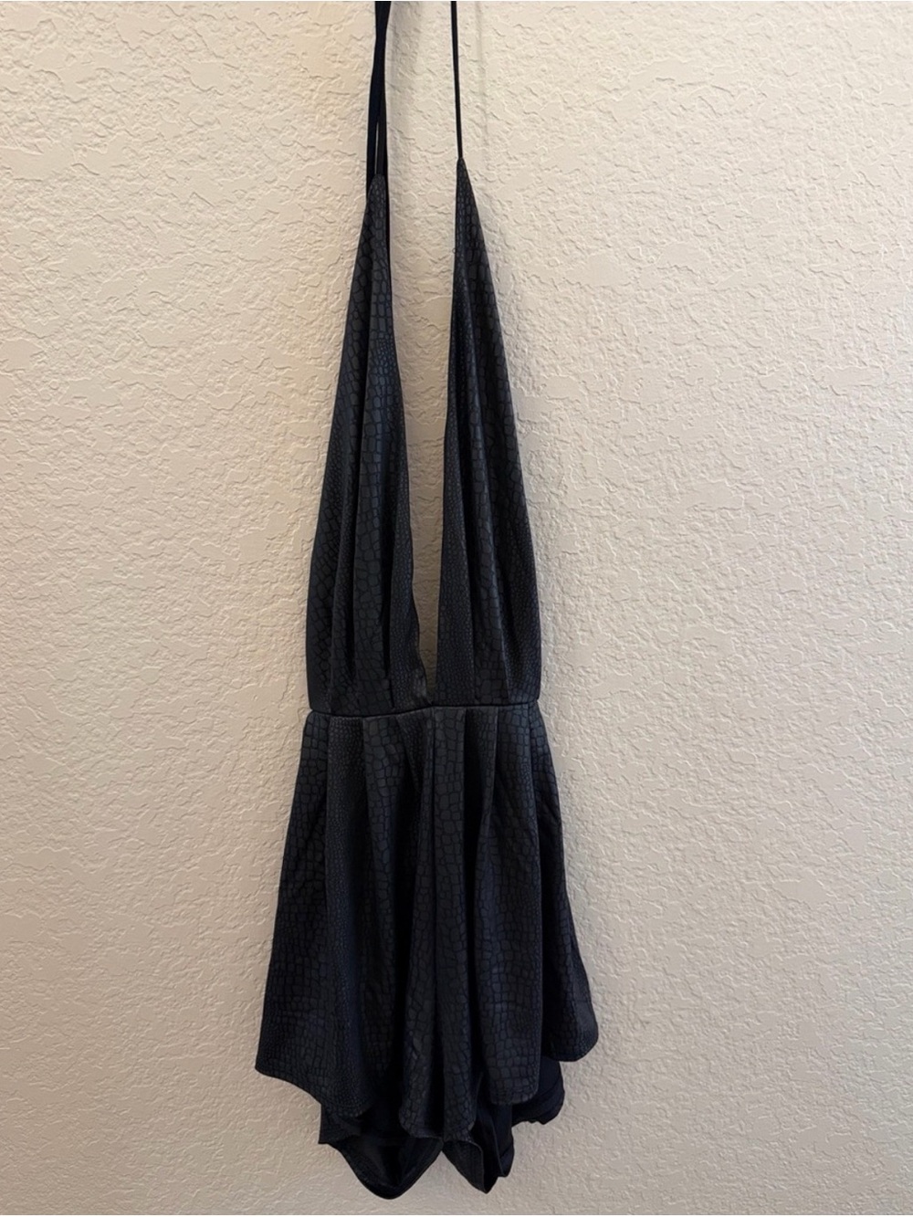 Lucy in the Sky Ariella Pleated Romper in Black